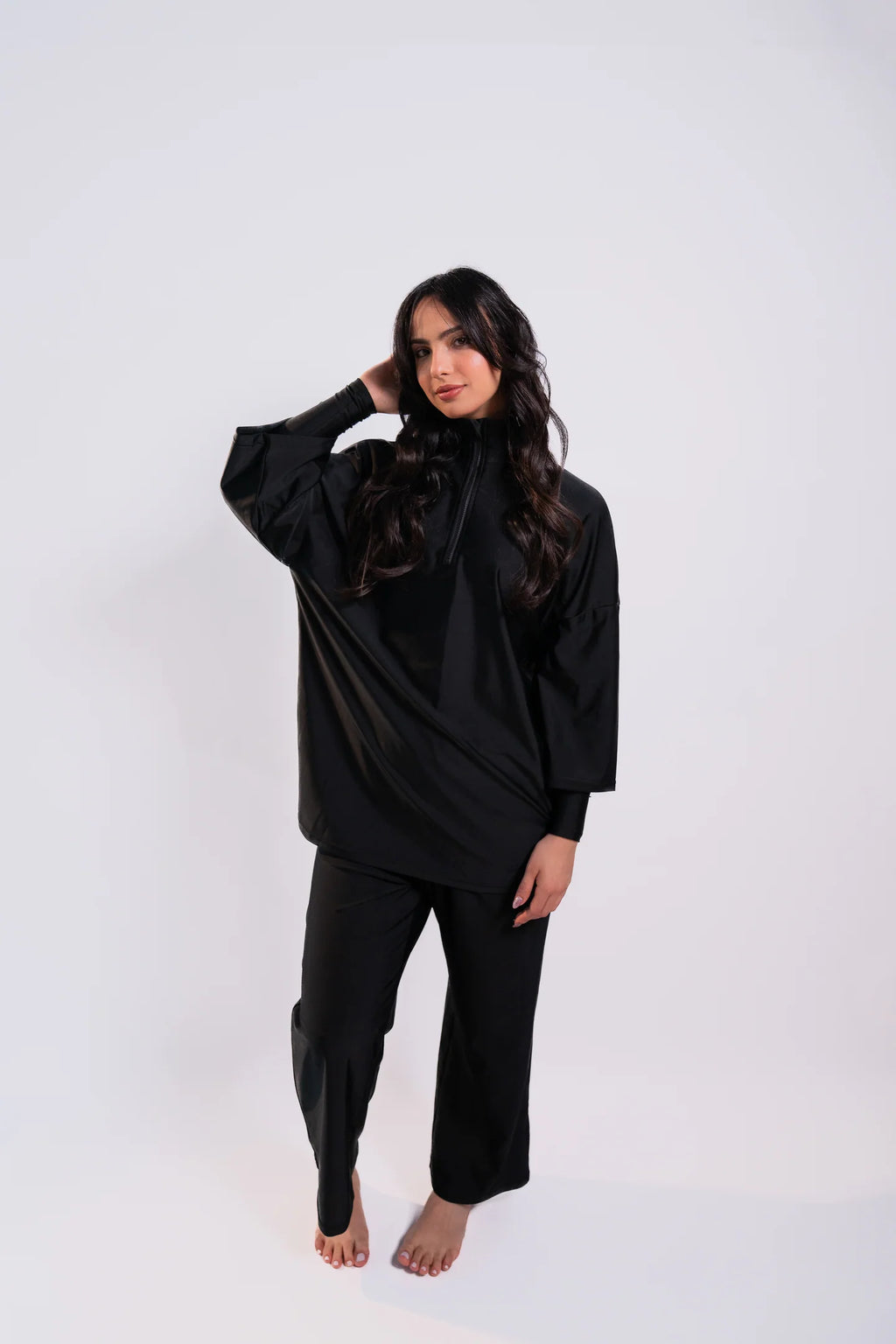 Siya 3 Pieces Swimsuit - Black