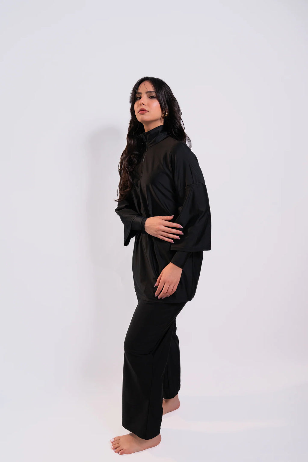 Siya 3 Pieces Swimsuit - Black