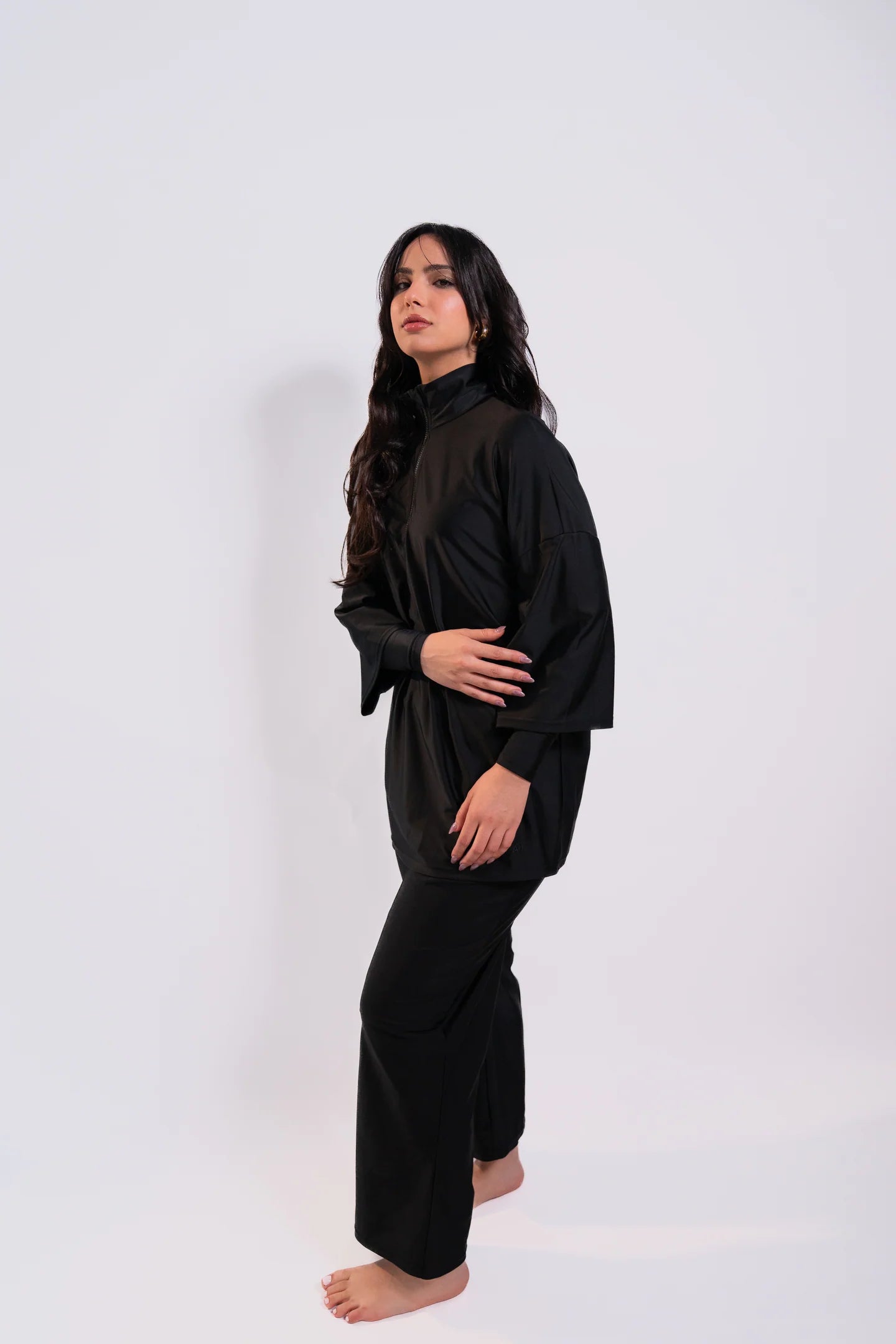 Siya 3 Pieces Swimsuit - Black