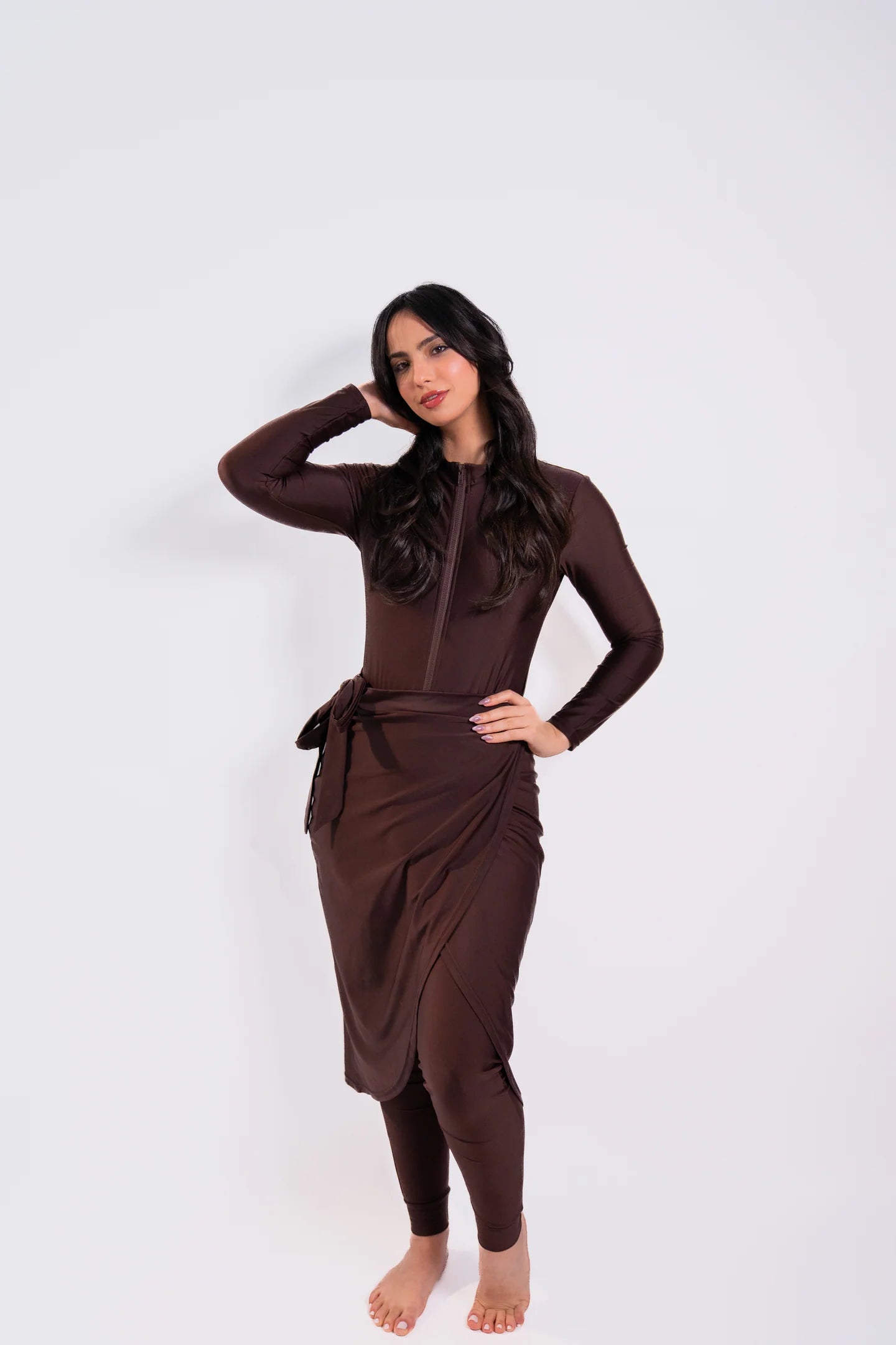 Siya 3 Piece Swimsuit - Chocolate