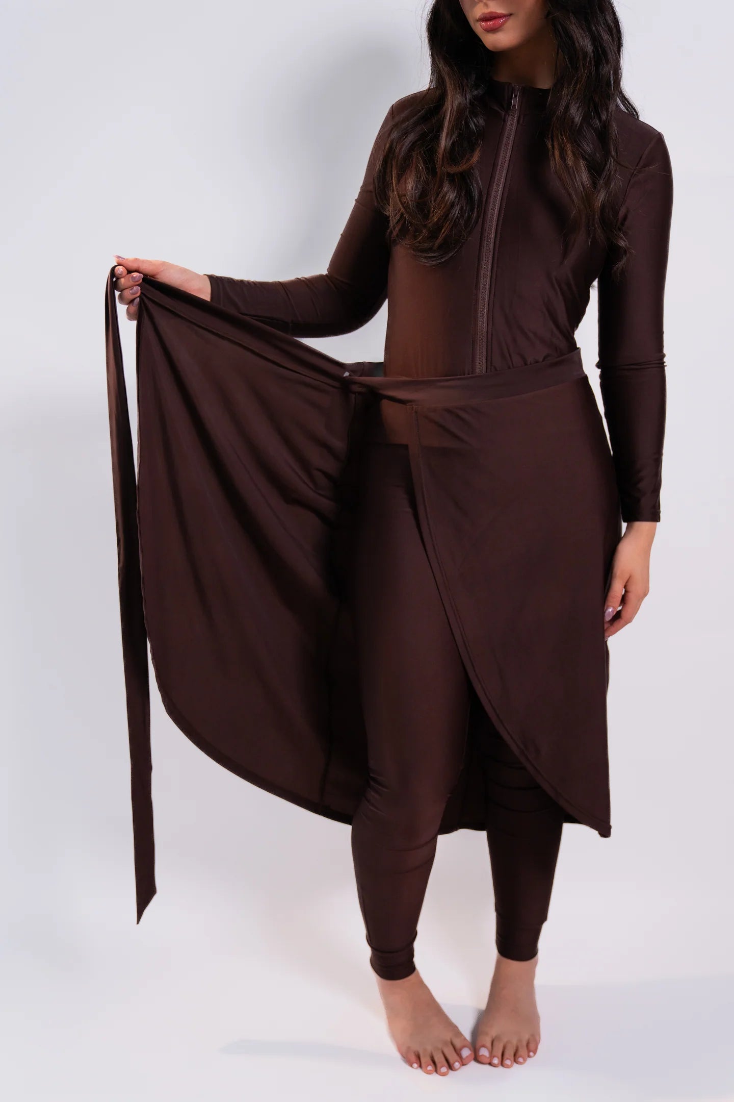 Siya 3 Piece Swimsuit - Chocolate
